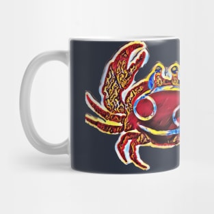 Abstract Cancer Crab Mug